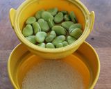 レンジで簡単★空豆と小魚のごはん作り方1写真