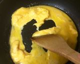 カニカマ、チンゲン菜と卵の中華炒め☆作り方4写真