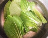 離乳食初期▷ちんげん菜のペースト!作り方2写真