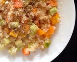 マヨポン温サラダ☆かぼちゃ人参キャベツ肉作り方9写真