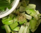 カニカマ、チンゲン菜と卵の中華炒め☆作り方6写真
