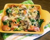 ブロッコリーとウインナーのカレー焼き作り方4写真