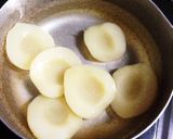 離乳食初期▷桃のペースト（桃缶）作り方2写真