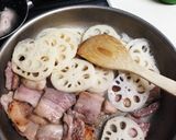 豚バラとれんこんの炒め物作り方6写真