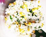 コーンシラントロライムライス作り方3写真