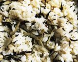ひじきとごぼうのシンプル炊き込みご飯作り方5写真