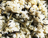 ひじきとごぼうのシンプル炊き込みご飯作り方5写真