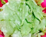 簡単！レタスと納豆とチーズの卵炒め作り方2写真