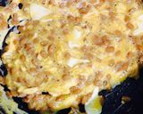 簡単！レタスと納豆とチーズの卵炒め作り方3写真