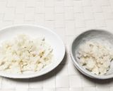 簡単！鶏ひき肉の蓮根ひじきハンバーグ作り方1写真