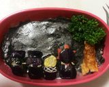 キャラ弁・セカオワのり弁・銀河列車作り方10写真