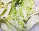 春キャベツの塩焼そば♪作り方1写真