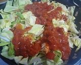 春キャベツと豚肉のトマト煮作り方5写真