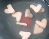 ピンクのハートのココナッツタピオカ♡作り方5写真