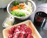 安いお肉でチャプチェ作り方1写真