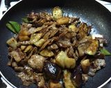 豚バラとナスの味噌炒め作り方5写真