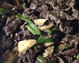 筍と牛肉の炒め物作り方5写真