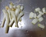 ラッキョウの早採りの甘酢漬け作り方1写真