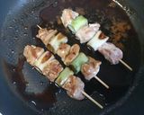 フライパンで焼きとり作り方4写真