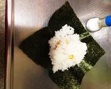 皆んな大好き具材！明太出汁巻きおにぎらず作り方4写真