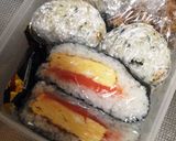 皆んな大好き具材！明太出汁巻きおにぎらず作り方6写真