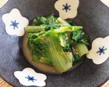 簡単!しろ菜の胡麻和え作り方3写真