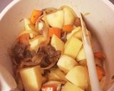 こってり美味しい☆牛すじ肉じゃが♪作り方4写真