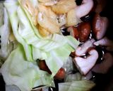 キャベツと油揚げの味噌汁作り方2写真