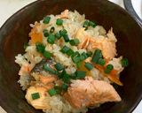 鮭の炊き込みご飯作り方5写真