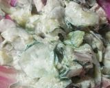 きゅうりと魚肉ソーセージのマヨあえ作り方6写真