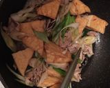 厚揚げと豚こまの甘辛炒め作り方4写真