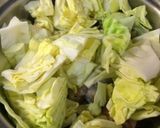 【少し】鶏肉春キャベツサッと煮【中華風】作り方5写真