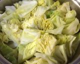 【少し】鶏肉春キャベツサッと煮【中華風】作り方6写真