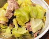 【少し】鶏肉春キャベツサッと煮【中華風】作り方10写真