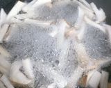 ♪からし菜とエリンギの亜麻仁油和え♪作り方3写真