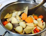 定番！おふくろ！根菜だらけの筑前煮作り方9写真