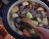 我が家のすき焼き風肉じゃが作り方5写真