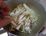 最速のヒガシマルうどんスープのきのこ鍋作り方4写真