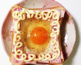 電子レンジで目玉焼きトースト作り方3写真