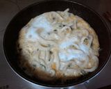 残ったかまたまうどんでお好み焼き作り方2写真