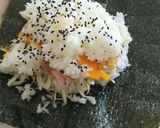ベーコンエッグおにぎらず作り方3写真
