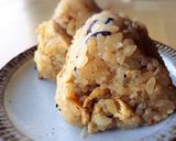 余った煮汁で炊き込み握り飯作り方3写真