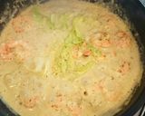 ランチに✾エビのバジルクリームパスタ作り方5写真