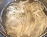 簡単!きしめんの梅大葉パスタ作り方1写真