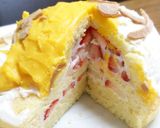 【１歳の誕生日に☆】しまじろうケーキ♪作り方12写真