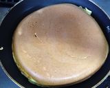 簡単☆厚ホットケーキ（21㎝フライパン）作り方3写真
