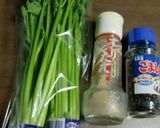 柔らかせりで、ダブルごま使いの胡麻和え♪作り方1写真