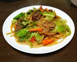 キャベツと牛肉の春パスタ作り方7写真