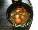 血管ダイエット食249（とまと味噌汁）作り方2写真