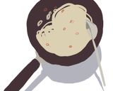 和風とろろペペロンチーノ（山かけパスタ）作り方1写真